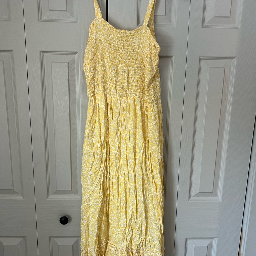 Yellow Floral Sundress